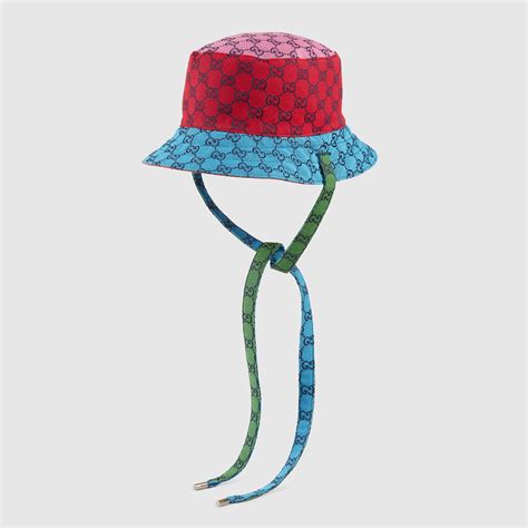 gucci hat blue and red